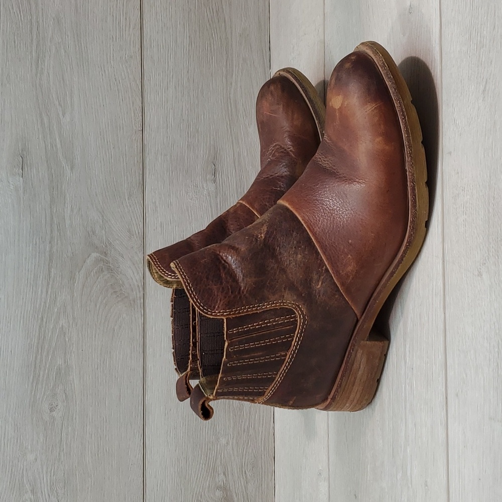 Sofft Womens Comfort Leather Ankle Boots shoes sz 8.5M